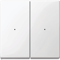 SM, клавиша для модуля 2 кнопочного выключателя (полярно-белый) KNX Schneider Electric. Вид 1