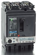 432699 NSX400N MIC.5.3А 3П3Т 400A Электронный 3х-полюс. автомат 400А 50kA, подкл. под шину  Schneider Electric. Вид 1