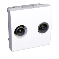 Tv/fm розетка (fm проходная) бел r9003 Schneider Electric. Вид 1