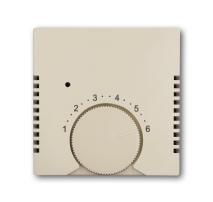 1794-92-507 Накладка (центральная плата) для терморегулятора 1094 U, 1097 U, Basic 55, слоновая кость ABB. Вид 1