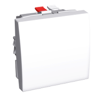 Выключатель без фиксации 10a бел ral9003 Schneider Electric. Вид 1