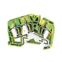 ZPE 6-2/3AN Клемма PE 6мм², пружинное соединение (зелено-желтый) Weidmuller. Вид 1