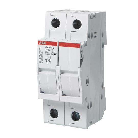 E91/32 PV Держатель предохранителей 1-полюсный 32А 10,3Х38мм 1000В DC ABB