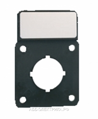 OMFB72 Дополнительный шильдик черный для переключателей OM_Mini ABB. Вид 1