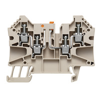 WTR 4/ZZ Измерительная клемма с размыкателем, Винтовое соединение, 4 мм², 500В (Темно-бежевая) Weidmuller. Вид 1