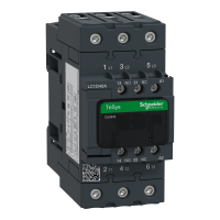 Контактор 3-х полюсный 40А, 380В, АС, 50/60Гц, АС3 440В, 1НО+1НЗ Schneider Electric. Вид 1