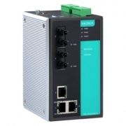 5-портовый управляемый коммутатор: 3х10/100 BaseT Ethernet, 2х100BaseFX MOXA. Вид 1