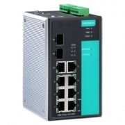 10-портовый управляемый коммутатор: 7х10/100 BaseT Ethernet, 1х10/100/1000 BaseT Ethernet, 2 x Gigabit SFP MOXA. Вид 1