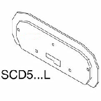 SCDR61 Разделитель цепей для DR#, белый, TYCO. Вид 1