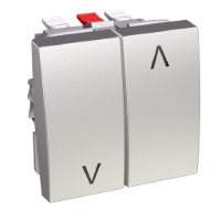 Выключатель для жалюзи 16a металлик Schneider Electric. Вид 1