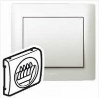 Накладка для 2-ой Аудио розетки (pearl) Galea Life Legrand. Вид 1