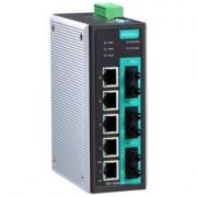 8-портовый управляемый коммутатор: 5х10/100 BaseT Ethernet, 3х100BaseFX, -40...+75С MOXA. Вид 1