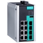 12-портовый управляемый коммутатор: 8х10/100/1000 BaseT(X) Ethernet, 4х100/1000 SFP, -40...+75С MOXA. Вид 1
