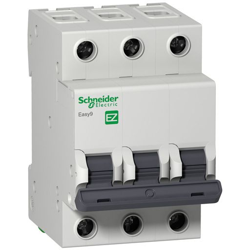 Автоматический выключатель 3-полюсный, 6А, 4,5kА (хар-ка C) EASY 9 Schneider Electric