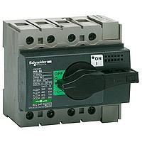 Выключатель-разъединитель Interpact INS63, 4P, 63А (с черной ручкой) Schneider Electric. Вид 1
