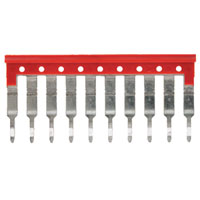 ZQV 2.5N/10 RT Шина экранированная 10х2.5мм^ для клемм ZDU красная Weidmuller. Вид 1