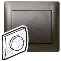Накладка светорегулятора (dark bronze) Galea Life Legrand. Вид 1