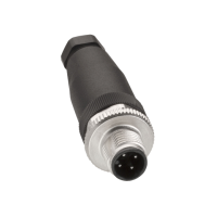 М12 прям. разъем 4 штыря xzcc12mdm40b Schneider Electric. Вид 1