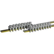 FMCE 43 Набор N + E шин 3x10mm с клеммн., L=2 секции АВВ. Вид 1