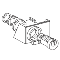 1 замок ronis произвольн.одинаков.ключ Schneider Electric. Вид 1