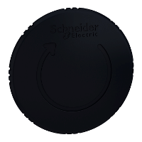 Головка кнопки, черная, грибовид., возврат поворотом Schneider Electric. Вид 1