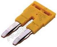 Блок перемычек для клеммников 2,5 мм.кв. 2-полюсная (1уп-10шт) Schneider Electric. Вид 1