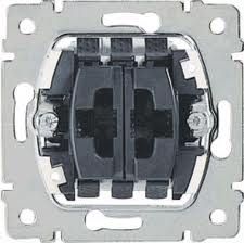 Выключатель жалюзи кнопочный 2 клав. (механизм) Галея  Legrand. Вид 1