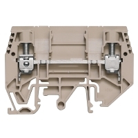 WTD 6/1 EN Измерительная клемма с размыкателем 6 мм.кв. (темно-бежевая) Weidmuller. Вид 1