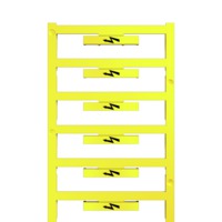 WAD 5 MC B GE/SW Заглушка, желтая, с символом "молния" (48шт-в упак.) Weidmuller. Вид 1
