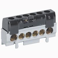 Клеммный блок 63-100А, подкл.2x35mm+4x25mm (черный) Legrand. Вид 1
