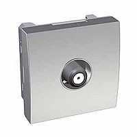 Sat розетка оконечная металлик Schneider Electric. Вид 1