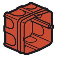 Коробка для кирпичных стен 1 пост (40мм), для розеток 20/32А 85х85мм Batibox Legrand. Вид 1