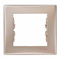 Рамка 4-постоваяая, вертикальная (белый) Sedna Schneider Electric. Вид 1