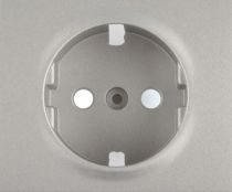 Накладка для розетки 2К+З (Aluminium) Galea Life Legrand. Вид 1