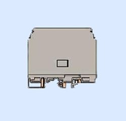 M4/6.3A.P.V0 Клеммник винтовой "Земля"до 4 мм.кв.,электр.соед. с DIN-рейкой - 3 зажима TYCO. Вид 1