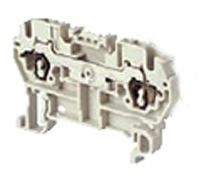 M6/8.ST1 Клеммник размыкаемый 6 мм² со скользящим соедин. и 2 контрол. розетками 4 мм² TYCO. Вид 1