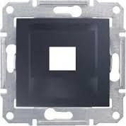 Адаптер для 1 коннектора RJ45, rdm, кат. 5е, кат. 6, utp (графит) Sedna Schneider Electric. Вид 1