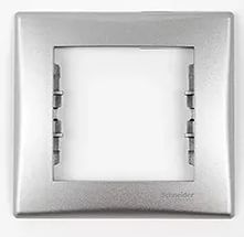 Рамка 1-постовая (алюминий) Sedna Schneider Electric. Вид 1