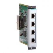 Интерфейсный модуль c 4 x 10/100BaseT(X) портами (разъем RJ45), с поддержкой протокола PTP 1588 V2, -40...+75C MOXA. Вид 1