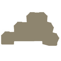 AP DLD2.5 DB Торцевая заглушка Weidmuller. Вид 1