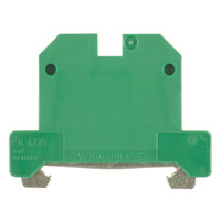 EK 4/35 Клеммник с заземлением 4 мм.кв.(желто-зеленый) Weidmuller. Вид 1