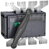 Выключатель-разъединитель Compact INV2500, 4P, 2500А (с черной ручккой) Schneider Electric. Вид 1
