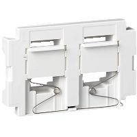 Cyb-dp-плата со шторками для 2xavaya бел Schneider Electric. Вид 1