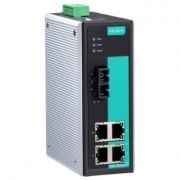 5-портовый неуправляемый коммутатор: 4х10/100 BaseTX и 1 x 100BaseFX , релейный выход, -40...+75С MOXA. Вид 1