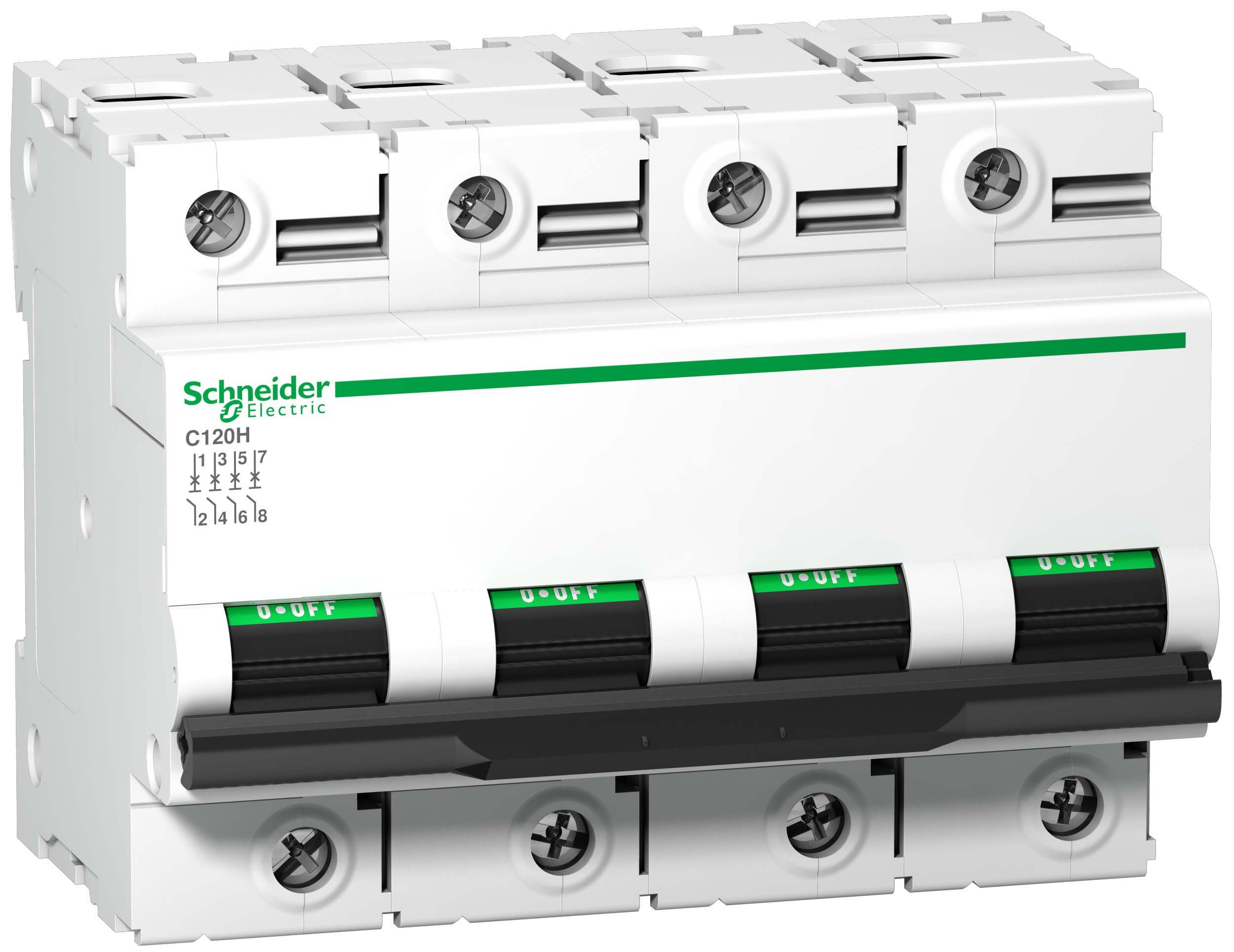 Автоматический выкл. c120h 4п 125a b Schneider Electric