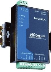 Ethernet сервер устройств, 2xRS-422/485, -40...+75С MOXA. Вид 1