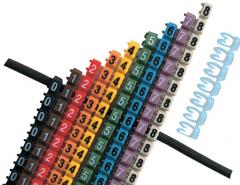 Маркировка кабеля KE3 (4,0.....6,0mm2) "E" (1уп.-200шт) Klemsan. Вид 1