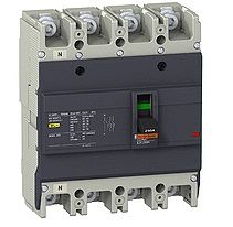 Термо-магнит. 4х-полюс. автомат 63А 36kA, подключ. под шину Schneider Electric. Вид 1