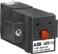 WB75-A Электро-механический замок 220B AC для A9-A75, AF09-AF38  ABB. Вид 1