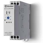 Мод. реле времени, 16А, (задержка откл. с управл. сигналом) (24-240В AC/DC) Finder. Вид 1